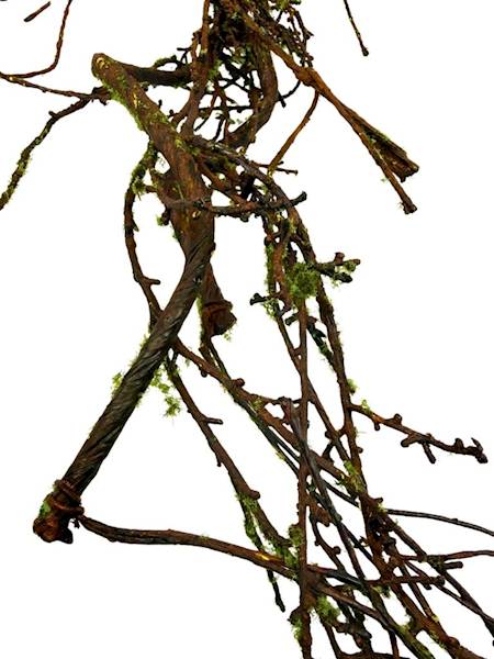 Korzeń brązowy omszony 110 cm