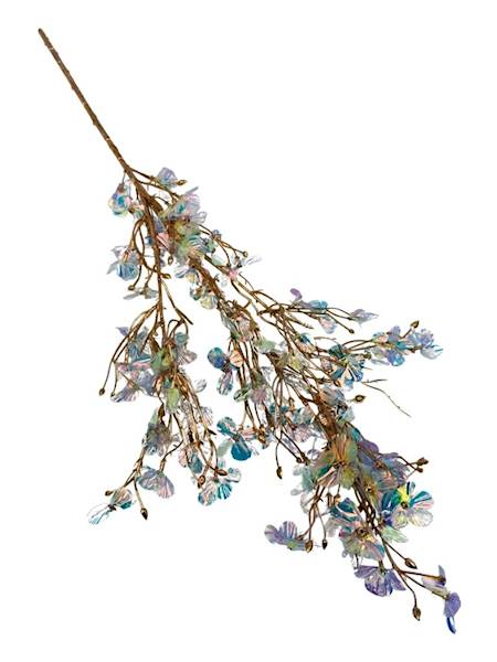 Gałązka kwiatuszki 87 cm złota
