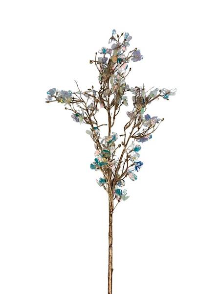 Gałązka kwiatuszki 87 cm złota