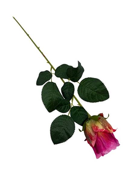 Róża gałązka 52 cm różowa