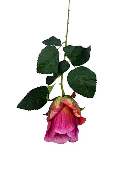 Róża gałązka 52 cm różowa