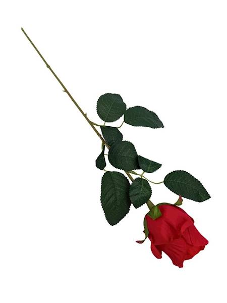 Róża gałązka 52 cm czerwona