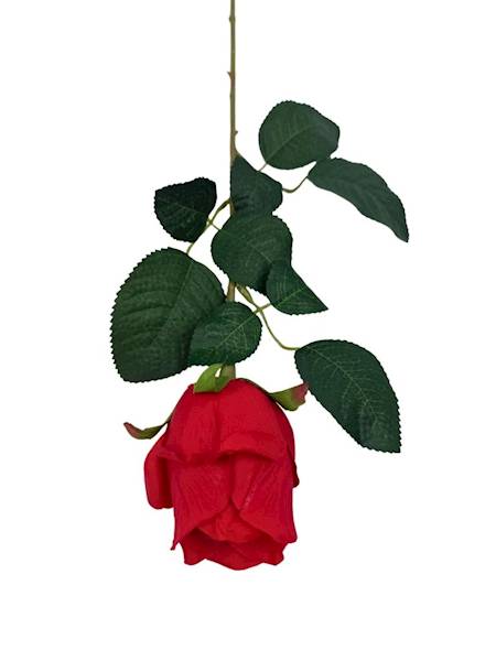 Róża gałązka 52 cm czerwona