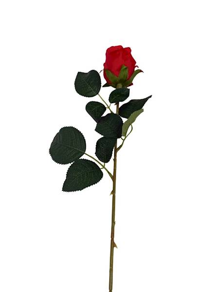 Róża gałązka 52 cm czerwona