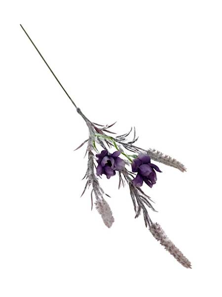 Pik dodatek susz z kwiatami 44 cm brudny fiolet