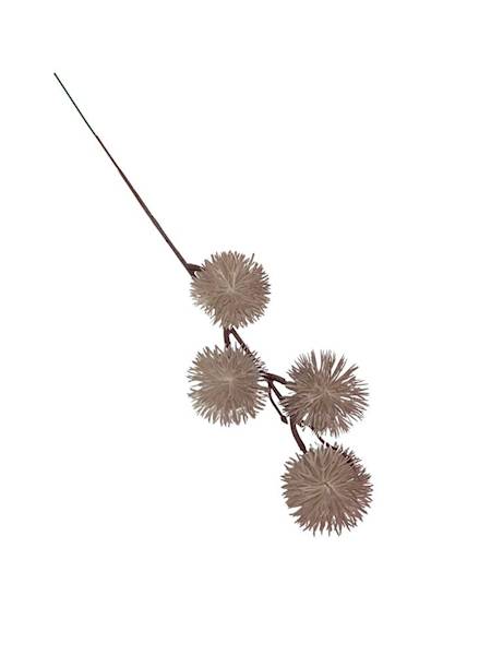 Oset gałązka 28 cm ciemny beż