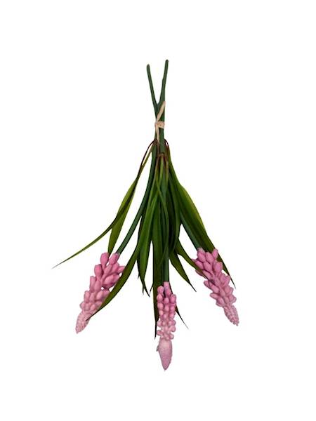 Szafirki wiązka 27 cm różowe