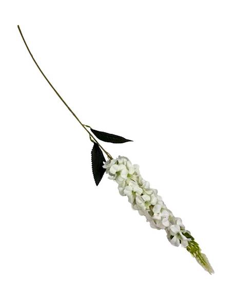 Ostróżka gałązka 70 cm biała