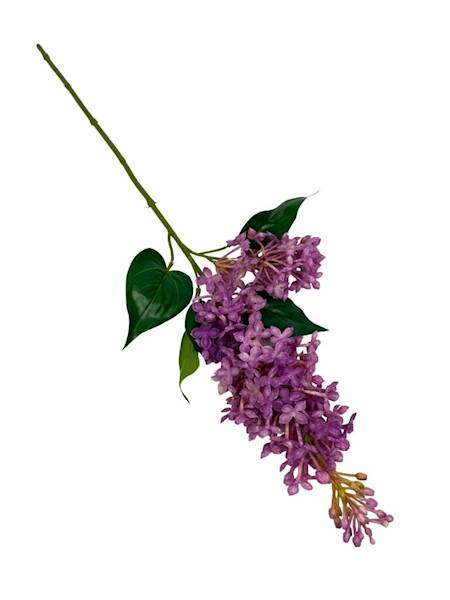 Bez silikonowy gałązka 70 cm brudny fiolet