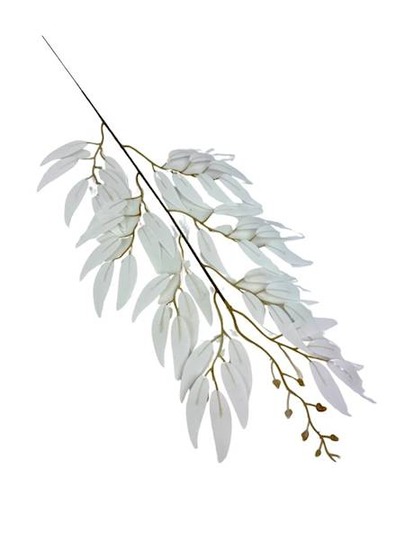 Ruskus gałązka 63 cm biały