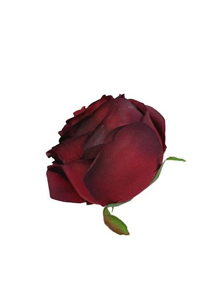 Róża główka 8 cm bordowa