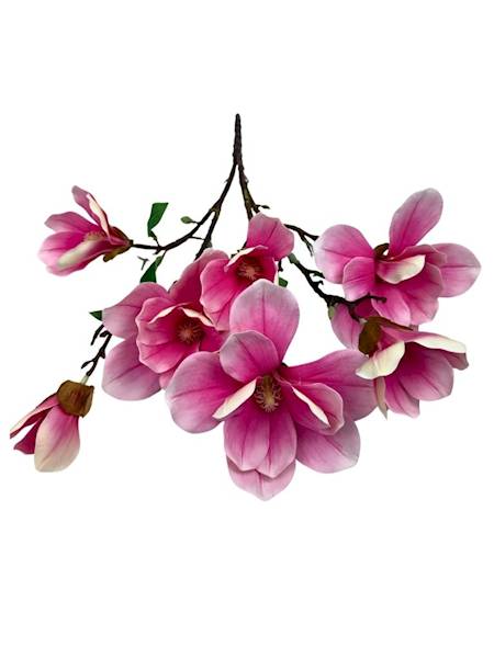 Magnolia bukiet silikonowy 55 cm różowy