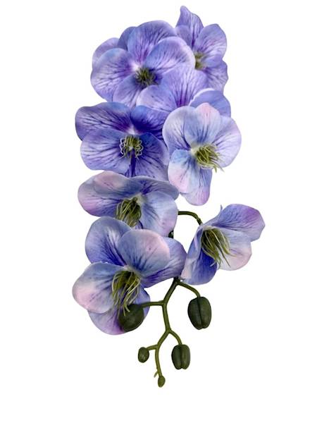 Storczyk gałązka 95 cm fioletowo niebieski