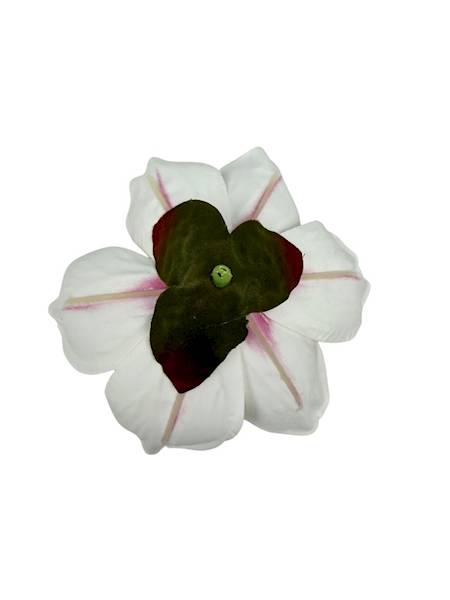 Magnolia główka silikonowa 13 cm biało różowa