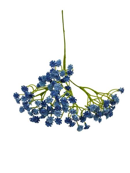 Gipsówka gałązka 50 cm niebieska