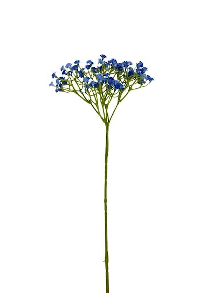 Gipsówka gałązka 50 cm niebieska