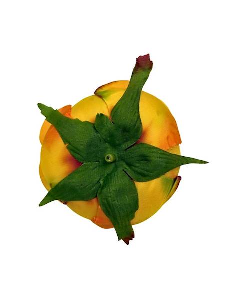 Róża główka 8 cm pomarańczowa