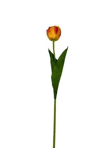 Tulipan gałązka 55 cm pomarańczowy