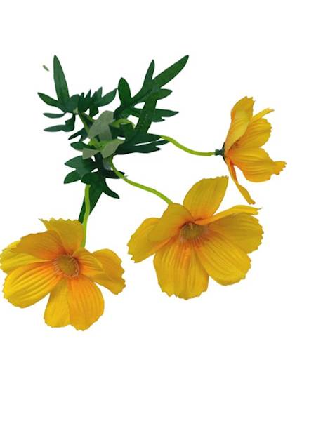 Kosmos gałązka 52 cm żółty