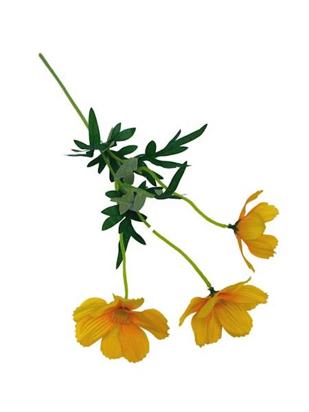 Kosmos gałązka 52 cm żółty