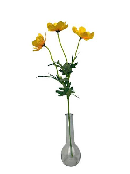 Kosmos gałązka 52 cm żółty