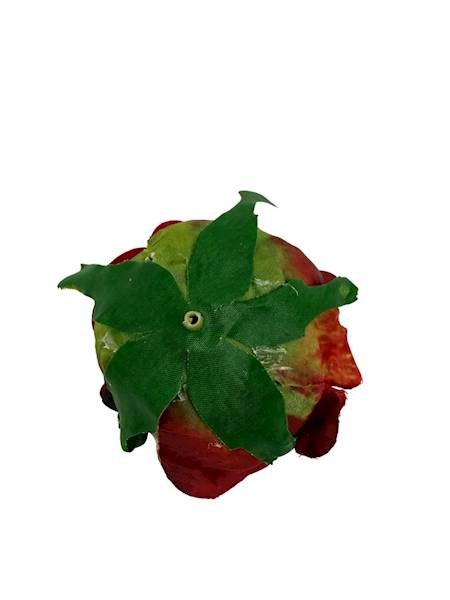 Róża główka 6 cm czerwona