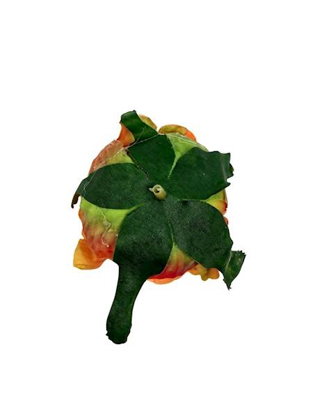 Róża główka 6 cm pomarańczowa