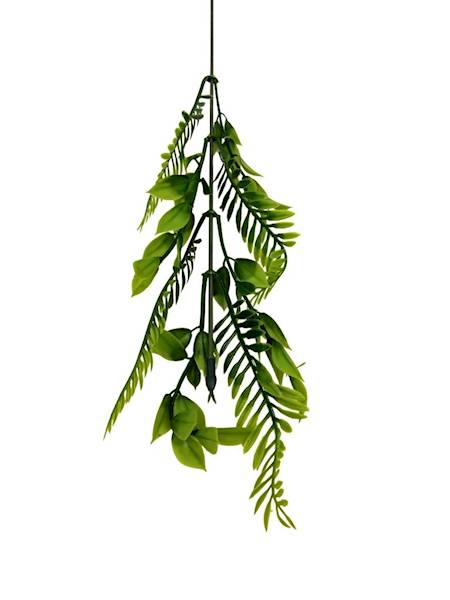 Dodatek listki gałązka 42 cm zielony