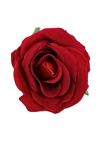 Róża welurowa główka 8 cm