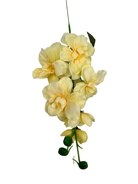 Ostróżka gałązka 40 cm kremowa