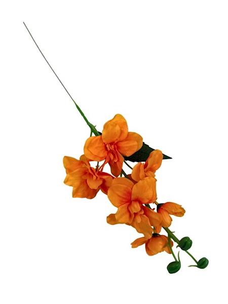 Ostróżka gałązka 40 cm pomarańczowa