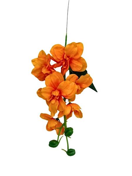 Ostróżka gałązka 40 cm pomarańczowa