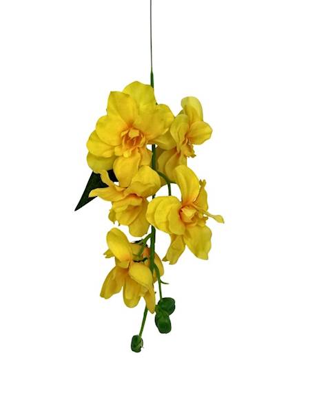 Ostróżka gałązka 40 cm żółta