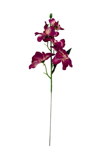 Ostróżka gałązka 40 cm ciemny róż