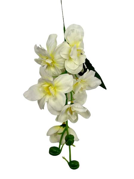 Ostróżka gałązka 40 cm jasno kremowa