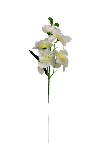 Ostróżka gałązka 40 cm jasno kremowa