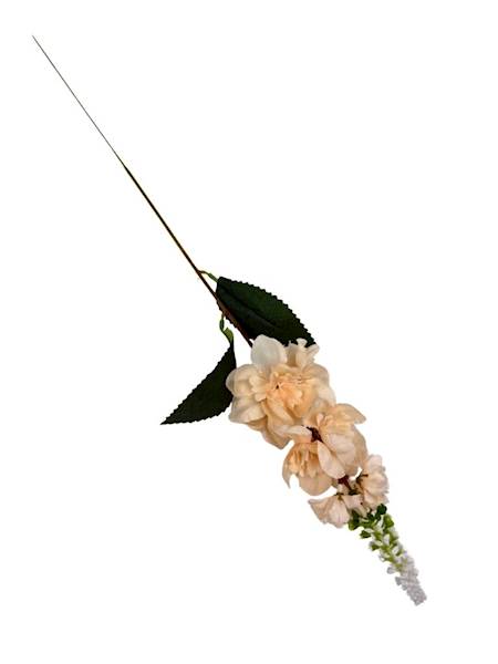 Ostróżka gałązka 60 cm beż