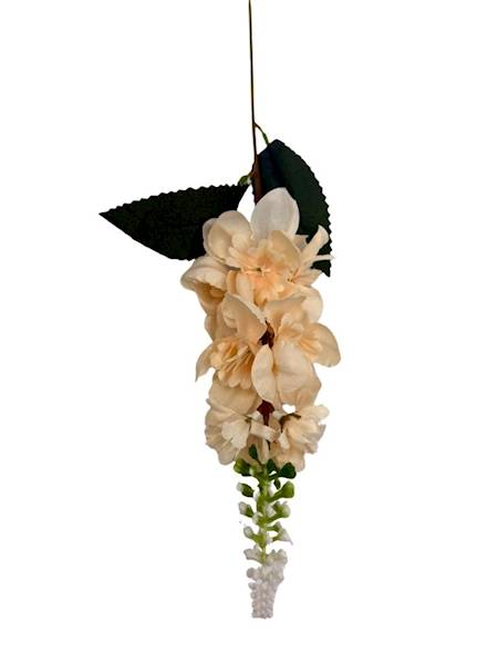 Ostróżka gałązka 60 cm beż