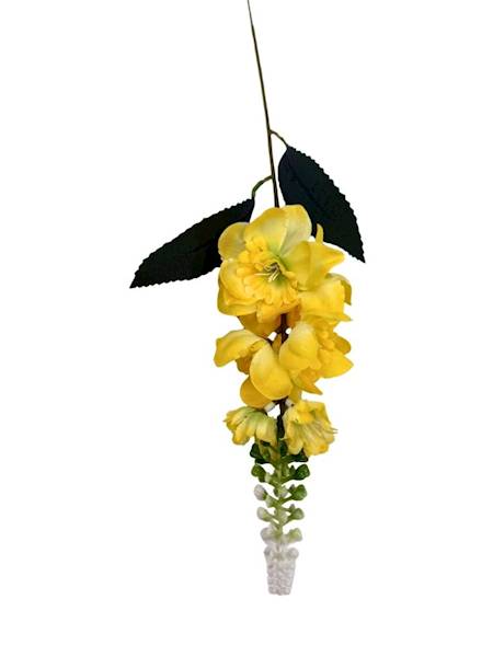 Ostróżka gałązka 60 cm żółta