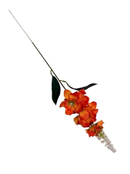 Ostróżka gałązka 60 cm pomarańczowa