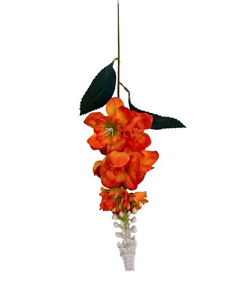 Ostróżka gałązka 60 cm pomarańczowa