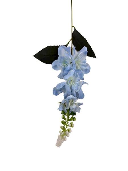 Ostróżka gałązka 60 cm niebieska