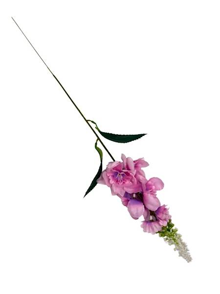 Ostróżka gałązka 60 cm róż fiolet