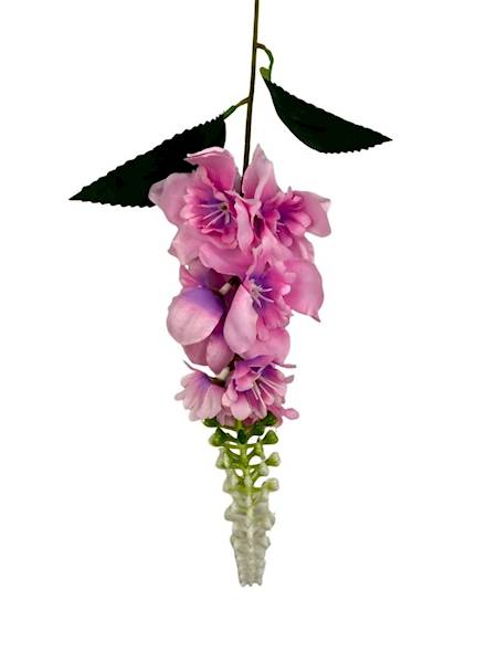 Ostróżka gałązka 60 cm róż fiolet