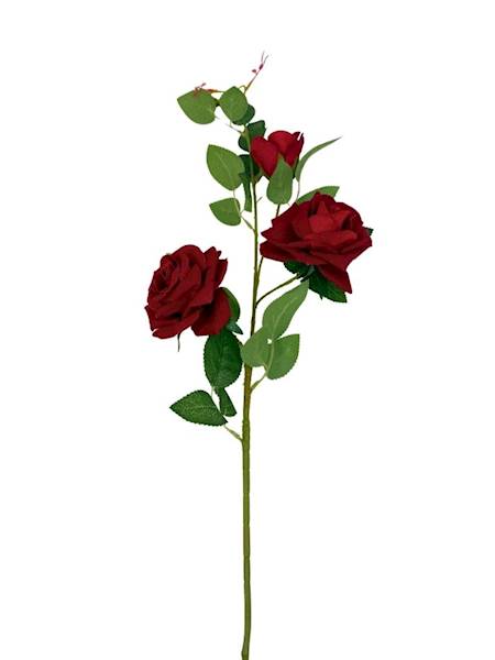 Róża welurowa gałazka 87 cm