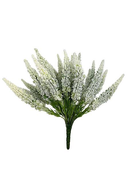 Wrzosy bukiet 28 cm biały