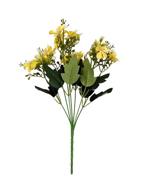 Bukiet kwiatuszków 35 cm żółty