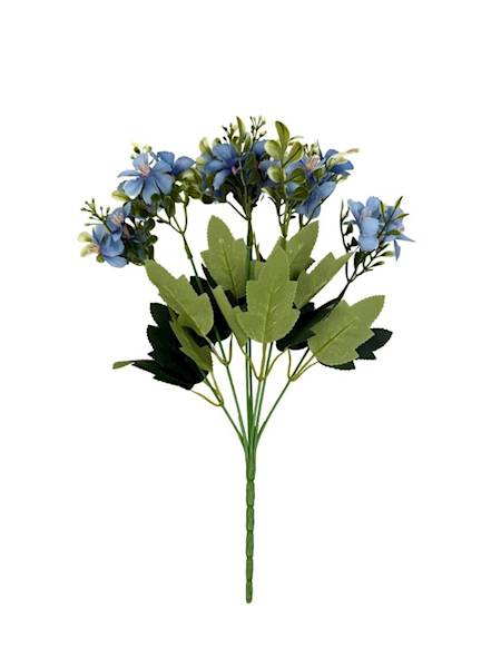 Bukiet kwiatuszków 35 cm niebieski