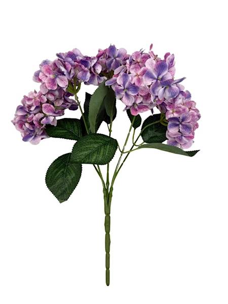 Hortensja bukiet 40 cm fiolet i róż