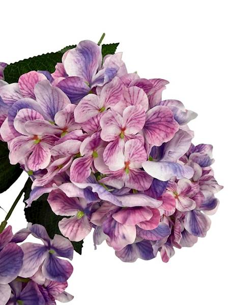 Hortensja bukiet 40 cm fiolet i róż